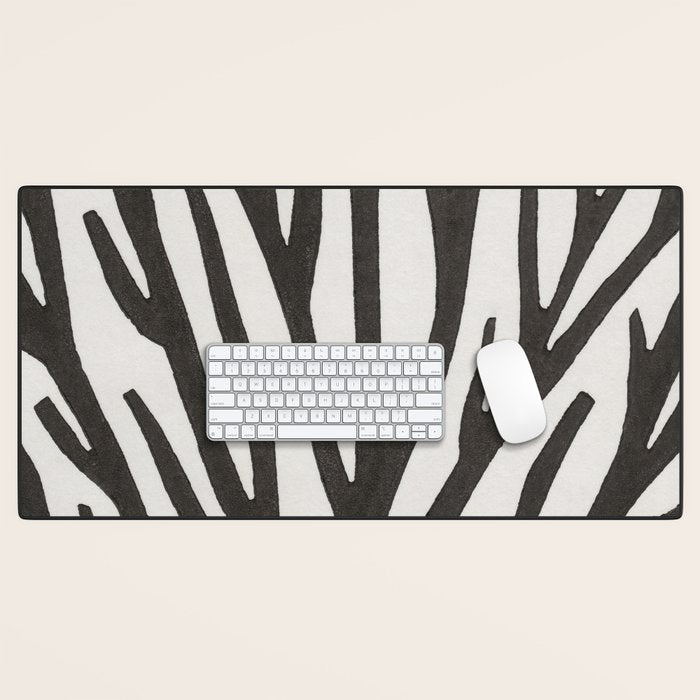 Linocut Tree #3 Desk Mat Gallery Image 1