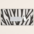 Linocut Tree #3 Desk Mat Gallery Image 1