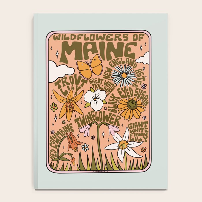 Maine Wildflowers Notebook Gallery Image 4