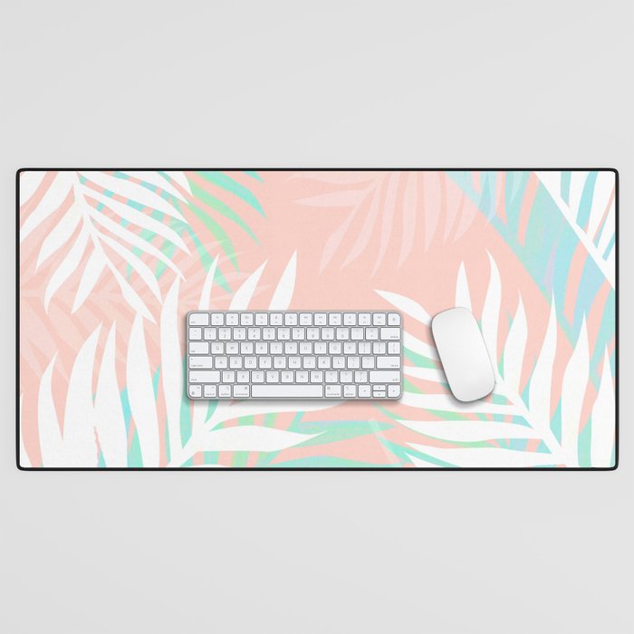 Tropical bliss - palm springs Desk Mat Gallery Image 1