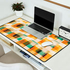 Abstract Linocut Pattern #9 Desk Mat Gallery Image 2