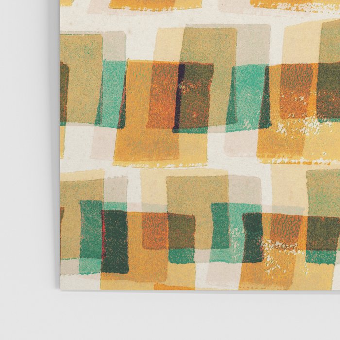 Abstract Linocut Pattern #9 Poster Gallery Image 3