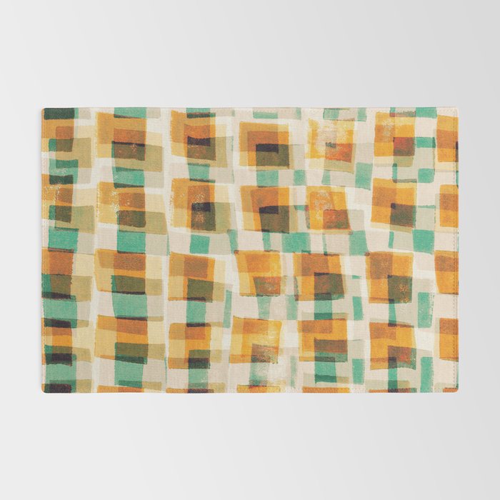 Abstract Linocut Pattern #9 Rug Gallery Image 2