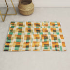 Abstract Linocut Pattern #9 Rug Gallery Image 1