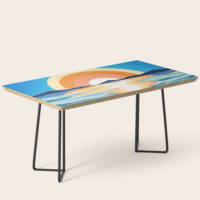 Retro Ocean Sun Coffee Table Gallery Image 1