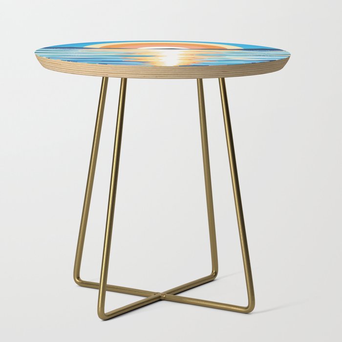 Retro Ocean Sun Side Table Gallery Image 1