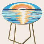 Retro Ocean Sun Side Table Gallery Image 2