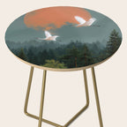 Japanese Painting Heron Poster Sage Green Wabi Sabi Wall Art Japanese Art Japandi Wall Art Side Table Gallery Image 2