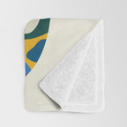 Abstract fruit shapes 02 Throw Blanket Gallery Image 3