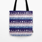 Mountains & Moons Stripe Tote Bag Gallery Image 1