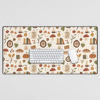 Cozy Vintage Autumn Desk Mat Gallery Image 1