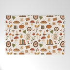 Cozy Vintage Autumn Welcome Mat Gallery Image 1