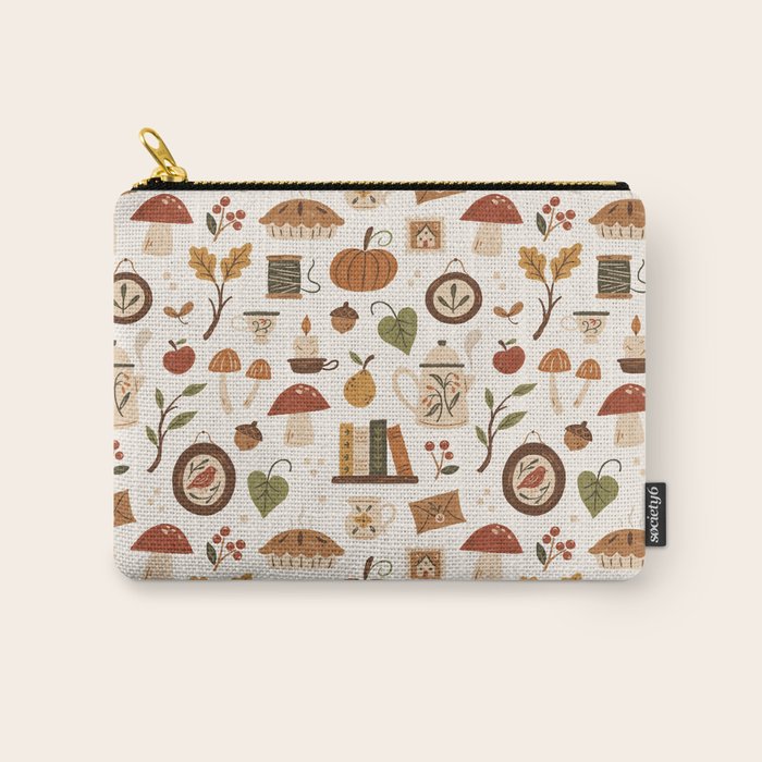 Cozy Vintage Autumn Carry All Pouch Gallery Image 1