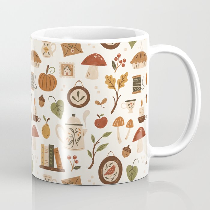 Cozy Vintage Autumn Coffee Mug Gallery Image 1