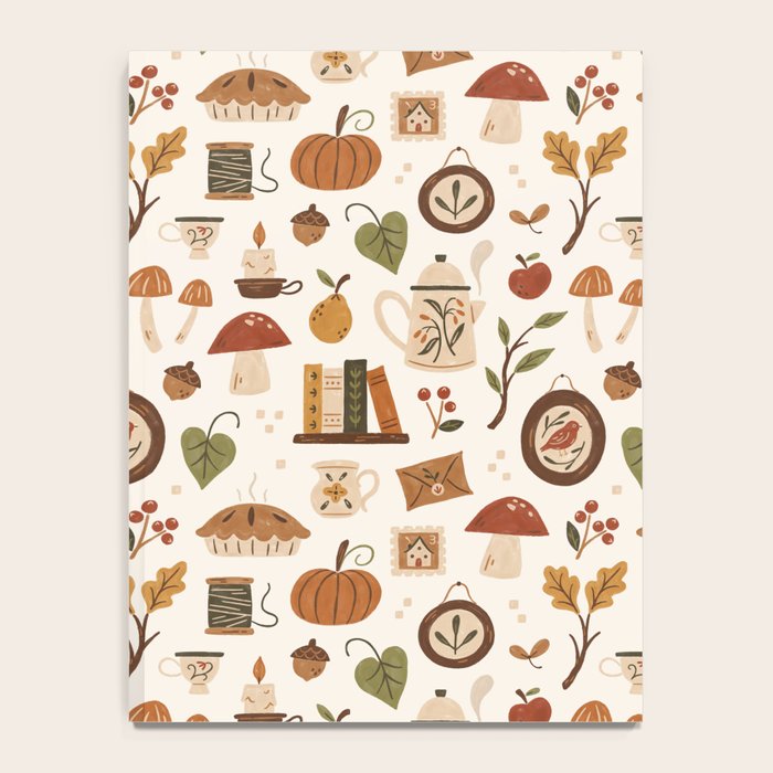 Cozy Vintage Autumn Notebook Gallery Image 4