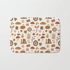 Cozy Vintage Autumn Bath Mat Gallery Image 1