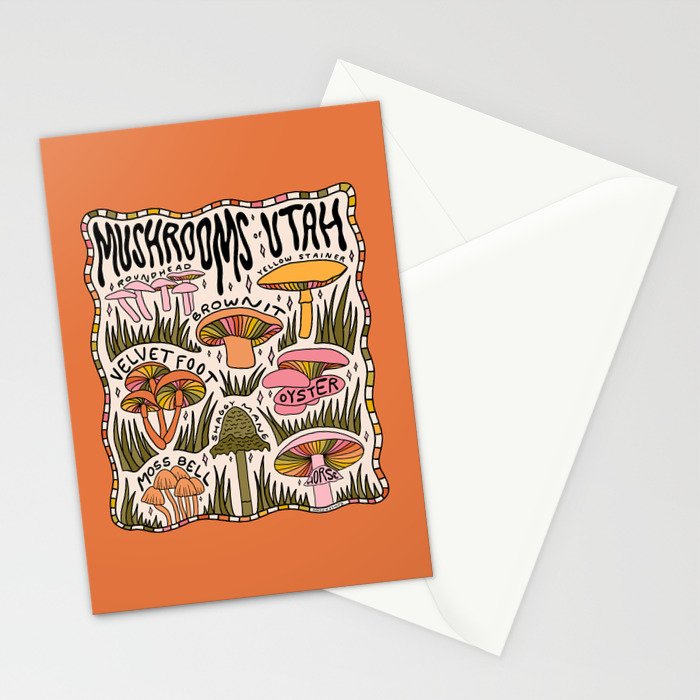 Mushrooms of Utah Stationery Card Gallery Image 2