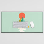 Little Geometric Tipi Desk Mat Gallery Image 1