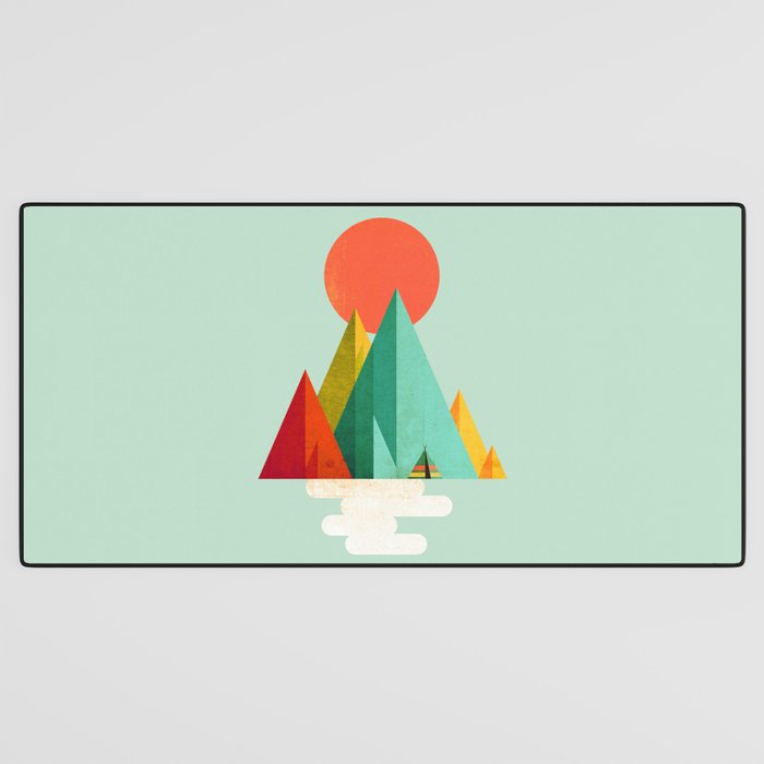 Little Geometric Tipi Desk Mat Gallery Image 3