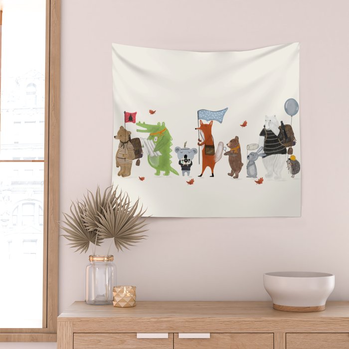 lets all go exploring Wall Tapestry Gallery Image 2