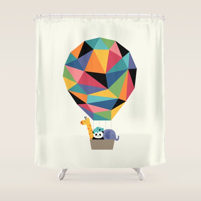 Fly High Together Shower Curtain Gallery Image 1