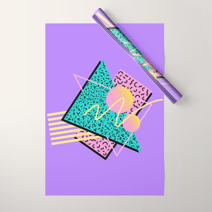 Memphis pattern 116 - 80s / 90s Retro Wrapping Paper Gallery Image 1