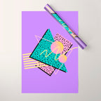 Memphis pattern 116 - 80s / 90s Retro Wrapping Paper Gallery Image 1