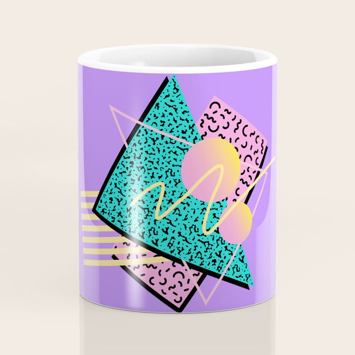 Memphis pattern 116 - 80s / 90s Retro Coffee Mug Gallery Image 4