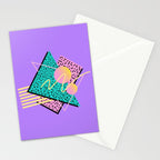 Memphis pattern 116 - 80s / 90s Retro Stationery Card Gallery Image 2