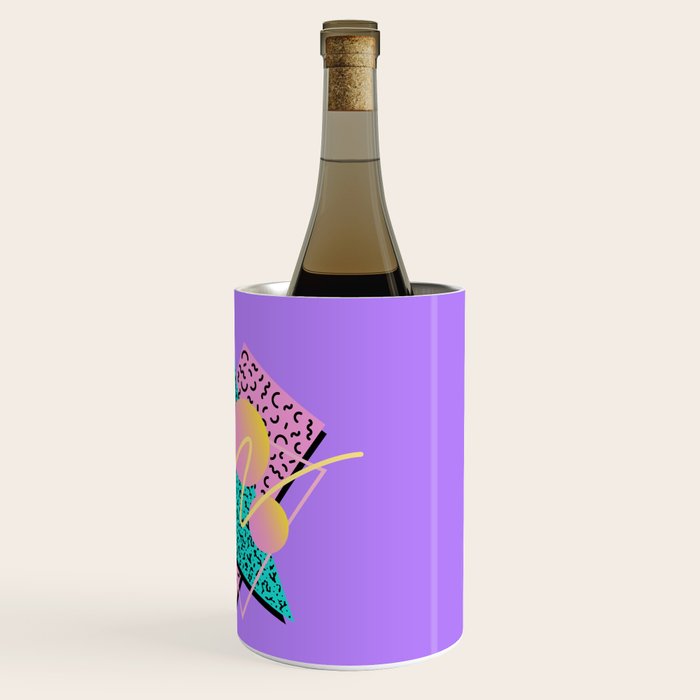 Memphis pattern 116 - 80s / 90s Retro Wine Chiller Gallery Image 3