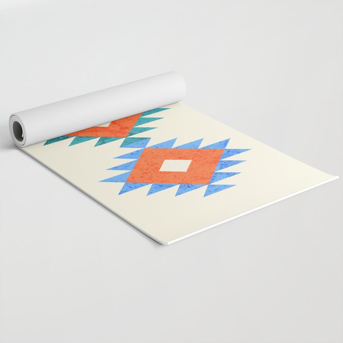 geometry navajo pattern no3 Yoga Mat Gallery Image 2