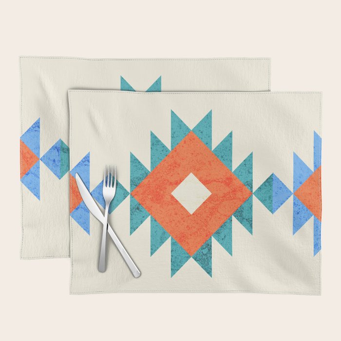 geometry navajo pattern no3 Placemat Gallery Image 1