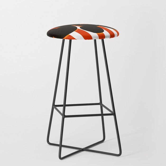 Still life - red stripe Stool Gallery Image 1