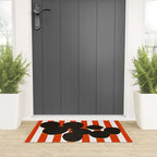 Still life - red stripe Welcome Mat Gallery Image 3