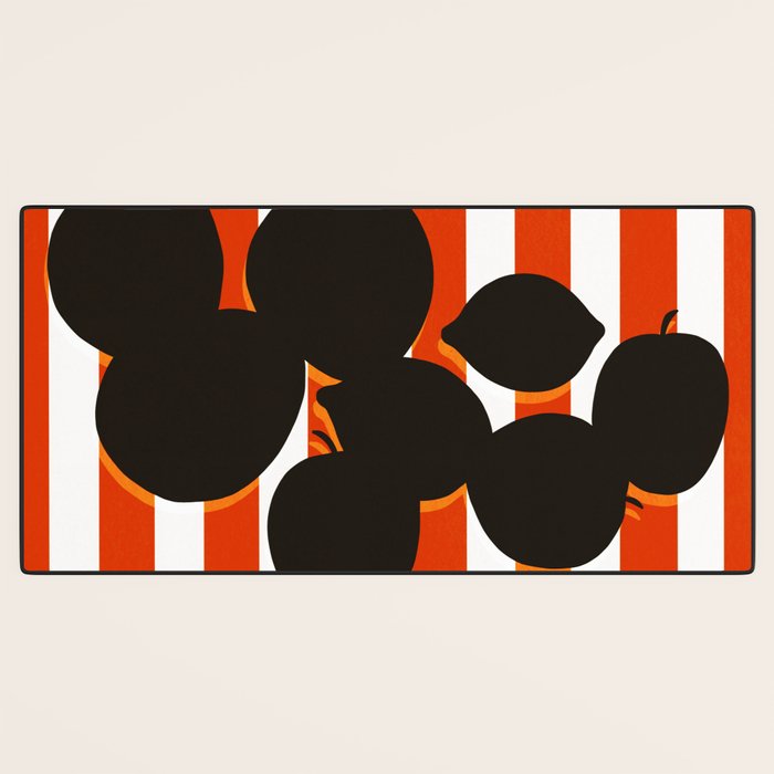 Still life - red stripe Desk Mat Gallery Image 3