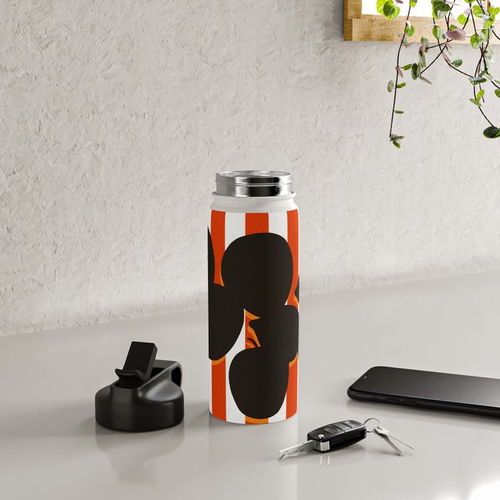 Still life - red stripe Water Bottle Gallery Image 4