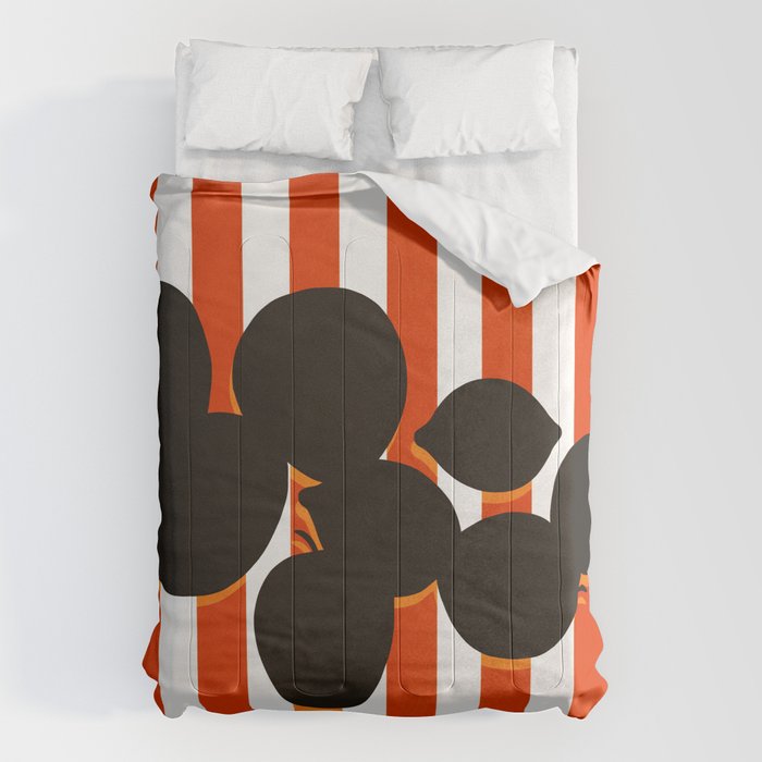 Still life - red stripe Comforter Gallery Image 1