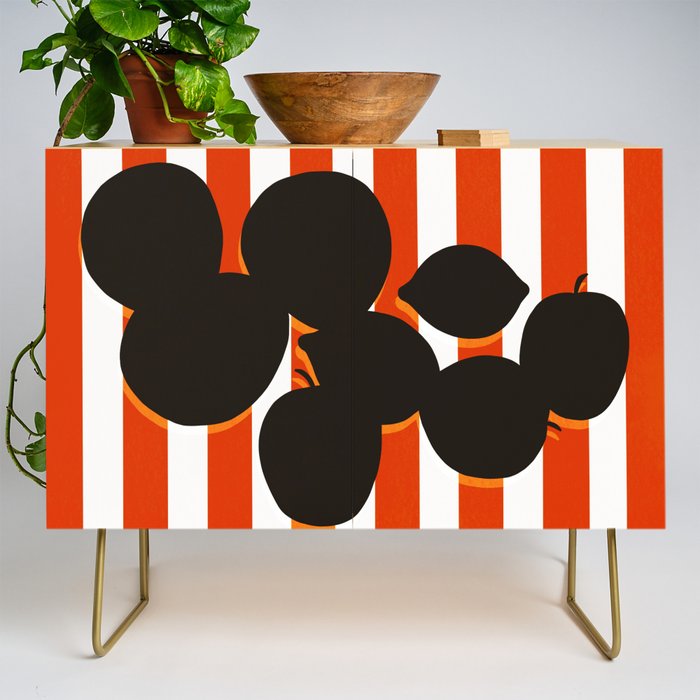 Still life - red stripe Credenza Gallery Image 1