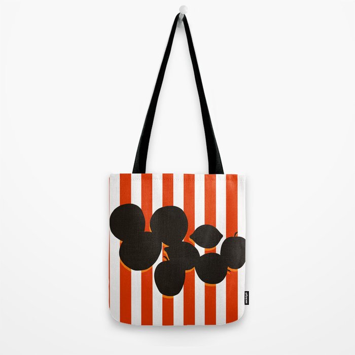 Still life - red stripe Tote Bag Gallery Image 2