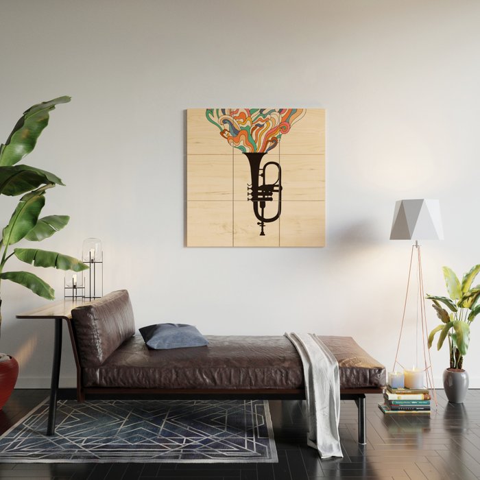 Jazz ! Wood Wall Art Gallery Image 2
