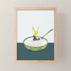 Yoga in my yogurt Mini Art Print Gallery Image 1