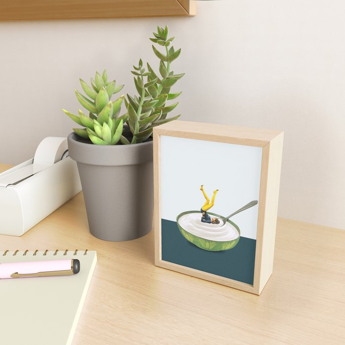 Yoga in my yogurt Mini Art Print Gallery Image 2