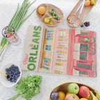 New Orleans French Quarter Art Cutting Board Gallery Image 2
