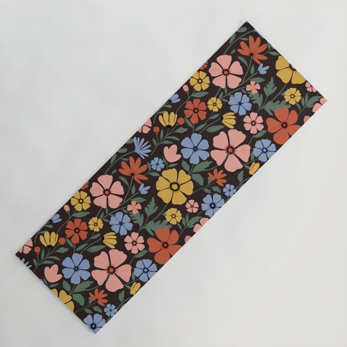 Wildflowers  Yoga Mat Gallery Image 1