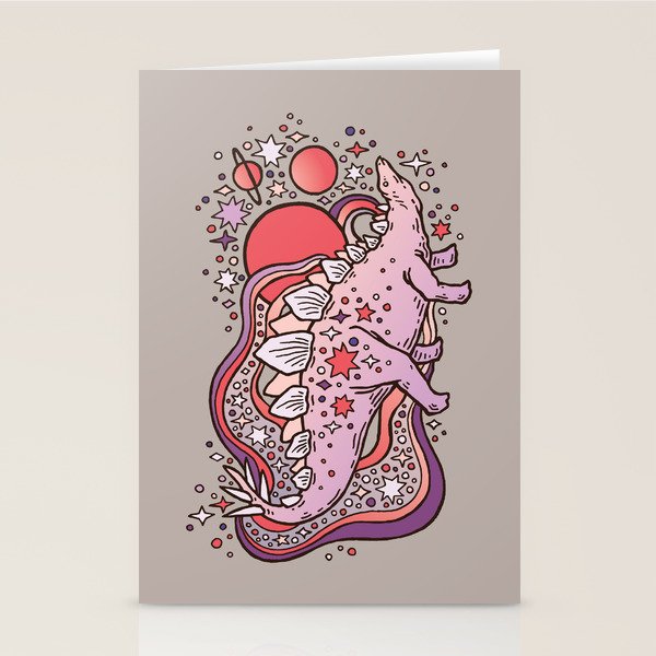 Star Stego | Space Sparkle Palette Stationery Card Gallery Image 2