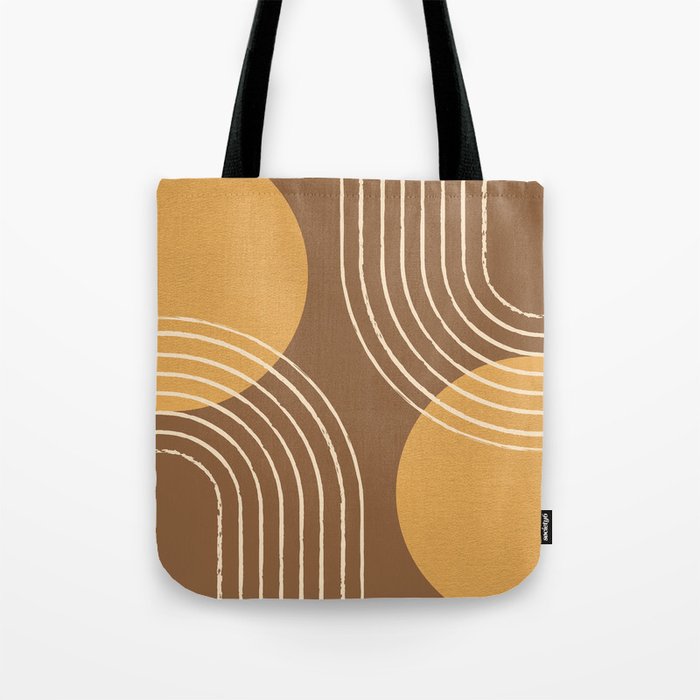 Sun Arch Double - Gold Brown Tote Bag Gallery Image 1
