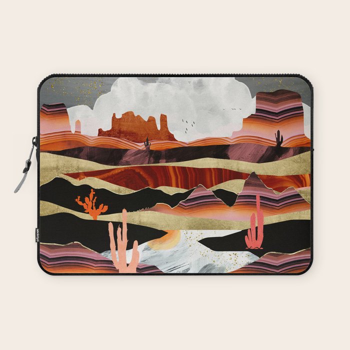 Coral Desert Lake Laptop Sleeve Gallery Image 1