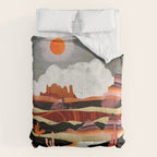 Coral Desert Lake Comforter Gallery Image 6
