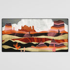 Coral Desert Lake Desk Mat Gallery Image 3