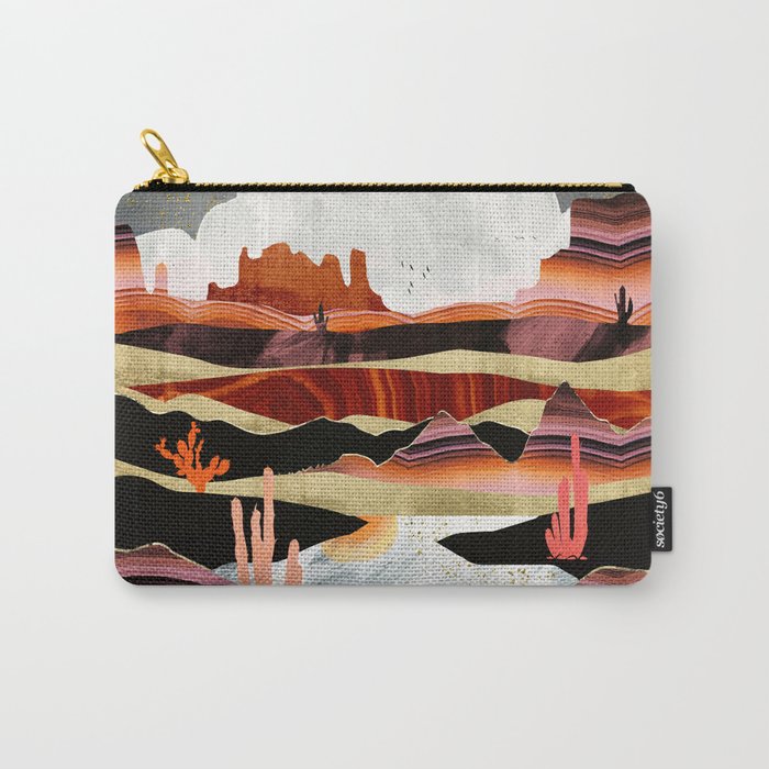 Coral Desert Lake Carry All Pouch Gallery Image 1